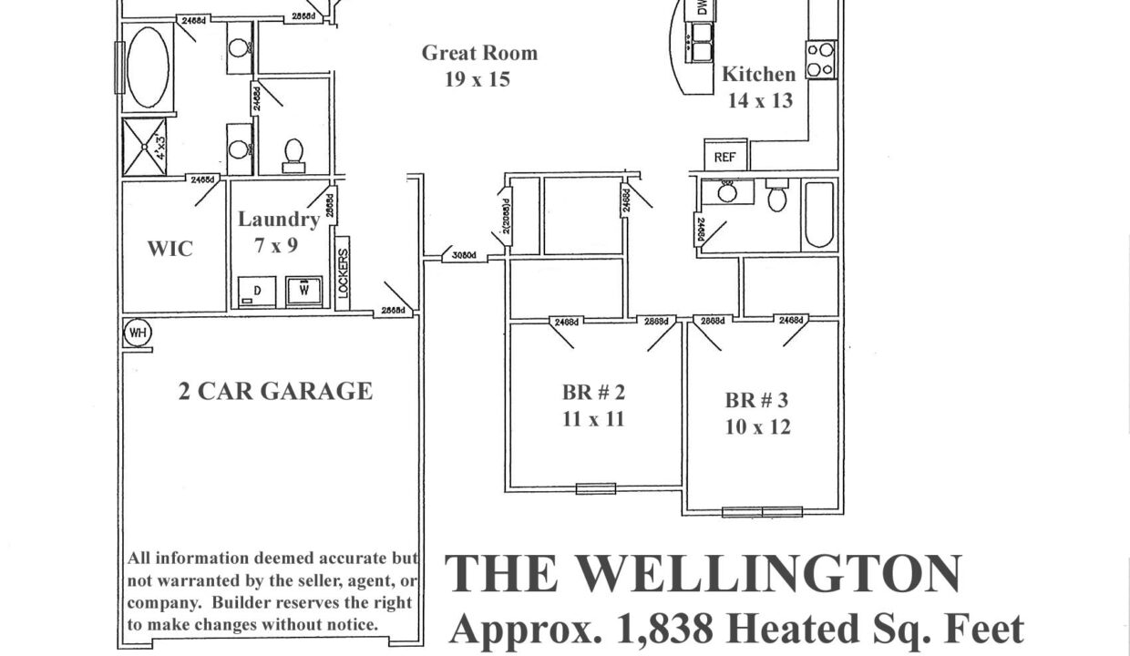 The Wellington Floorplan